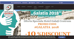 Desktop Screenshot of hotelgalaticentrum.ro